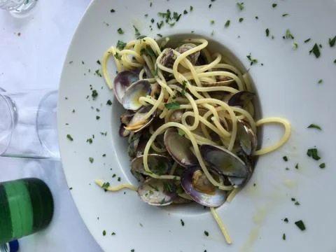 Spaghetti Fotos Stock