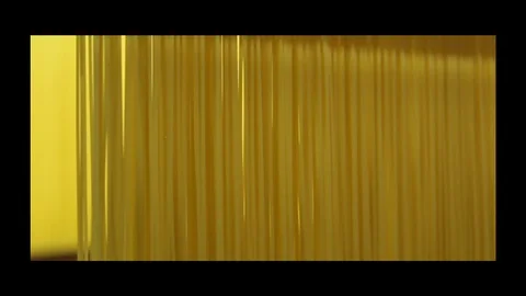 Spaghetti production line Video stock 128091039