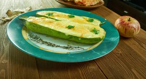 Spaghetti Squash Au Gratin Stock Photos