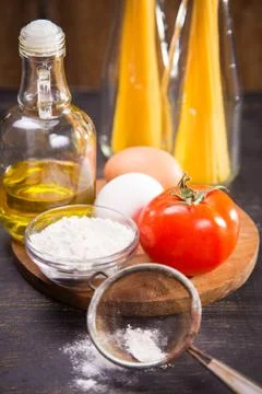Spaghetti in studio Stock Photos