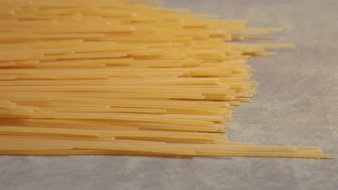 Spaghetti on the table Stock Footage 227527349