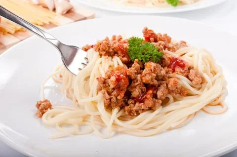 Spaghetti time Stock Photos