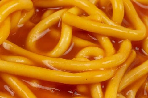 Spaghetti with tomato sauce, close-up Stock Photos