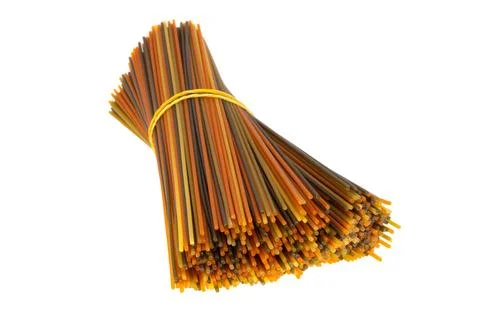 Spaghetti with tomatoes and spinach Foto stock