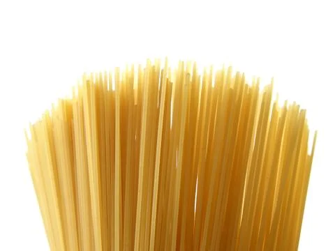 Spaghetti top from below Stock Photos