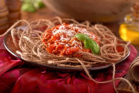 Spaghetti twine Stock Photos