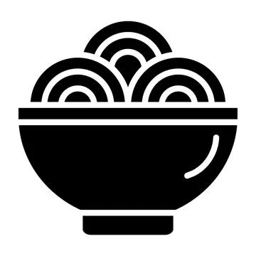 Spaghetti Vector Icon Design Illustration Stock Illustration