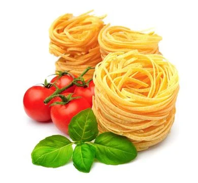 Spaghetti with vegetables Stock Photos