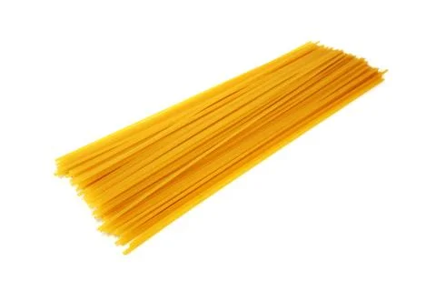 Spaghetti on white background close up isolated 스톡 사진