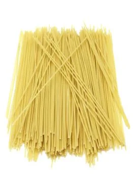 Spaghetti on White Stock Photos
