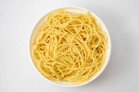 Spaguetti into the pot Stock Photos