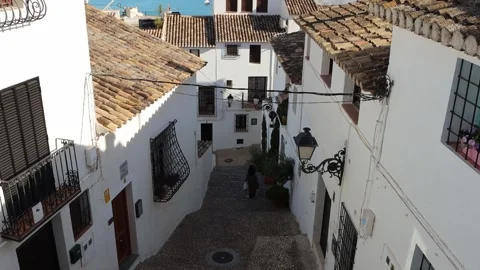 Spain, Altea - January 2 2024 "Warm and sunny winter in south spanish coast" Stock Footage 261454091