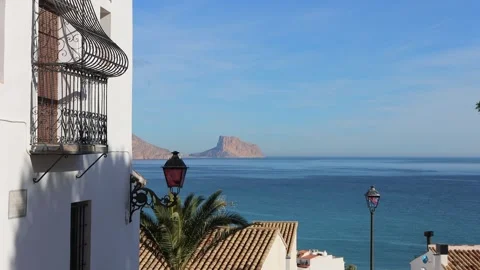 Spain, Altea - January 2 2024 "Warm and sunny winter in south spanish coast" Stock Footage 261454096