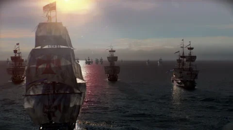 Spanish Armada Stock Footage Royalty Free Stock Videos Pond5