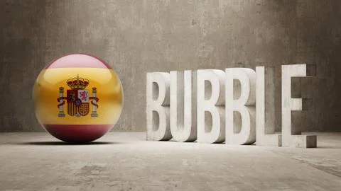 Spain. Bubble  Concept. Stock Illustration