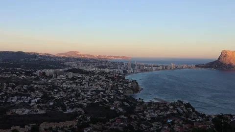 Spain, Calp - January 2 2024 "Warm and sunny winter in south spanish coast" Stock Footage 261454572