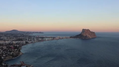 Spain, Calp - January 2 2024 "Warm and sunny winter in south spanish coast" Stock Footage 261454587