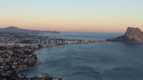 Spain, Calp - January 2 2024 "Warm and sunny winter in south spanish coast" Stock Footage 261454595