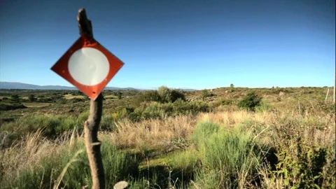 Spain desert costa blanca nature sun Stock Footage