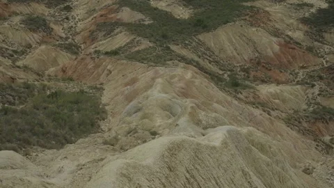 Spain desert Tabernas mountains and rocky steppes western 4K Stock Footage 248530294