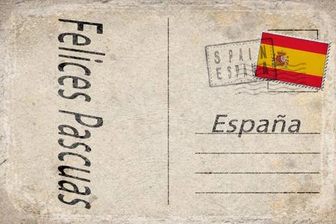 Spain Easter Holy Week Celebration Background Stock Illustration