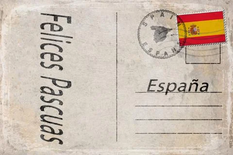 Spain Easter Holy Week Celebration Background Stock Illustration