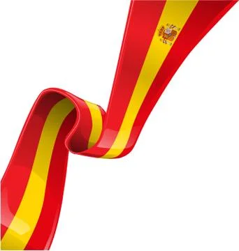 Spain flag on background Stock Illustration