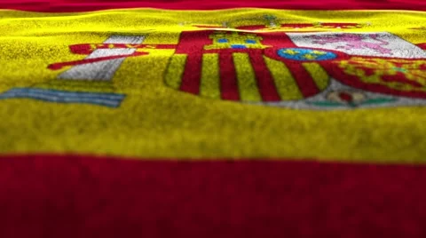 Spain Flag Background, Still Camera Video stock 47763045