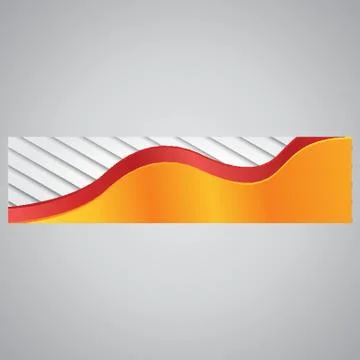 Spain Flag Banner Stock Illustration
