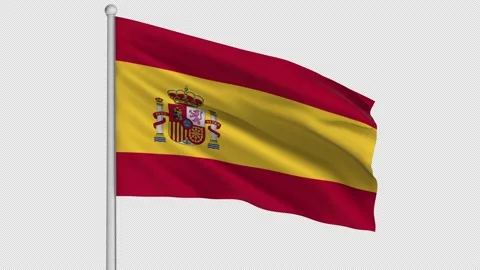Spain Flag Stock-Footage 207782224
