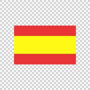Spain flag horizontal red and yellow bands national color. 스톡 일러스트