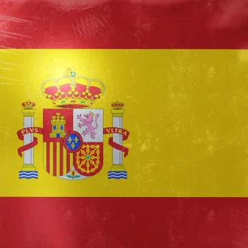 Spain flag icon Stock Illustration