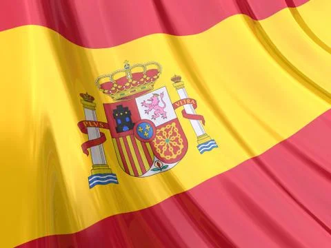 Spain Flag Stock Illustration