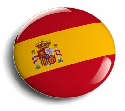 Spain flag Stock Illustration