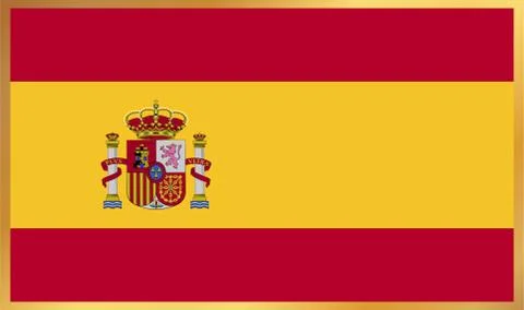 Spain Flag Illustration Stock Illustration