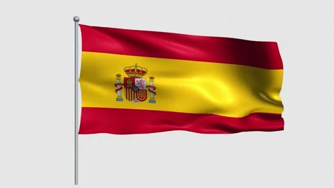 Spain flag - Pack 1 Stock Footage 342289831