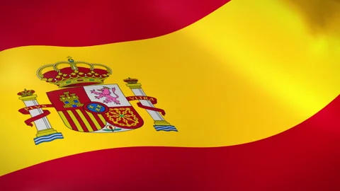 Spain flag - Pack 2 Stock Footage 342289155