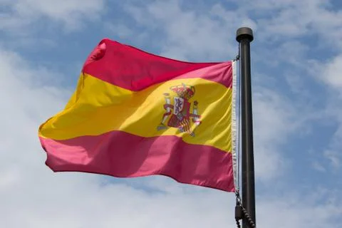 Spain flag Stock Photos