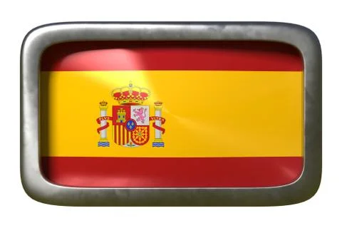 Spain flag sign Stock Illustration