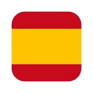 Spain flag simple illustration for independence day or election Stock Illustration