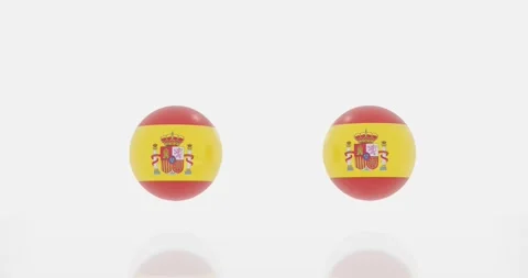 Spain flag symbol Stock Footage 184829154