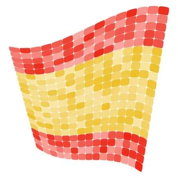 Spain flag vector illustration Stock Illustration