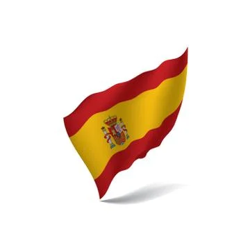 Spain flag, vector illustration Stock Illustration