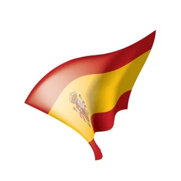 Spain flag, vector illustration Stock Illustration