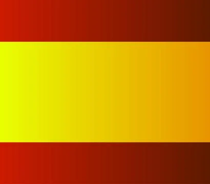Spain flag on white background Stock Illustration
