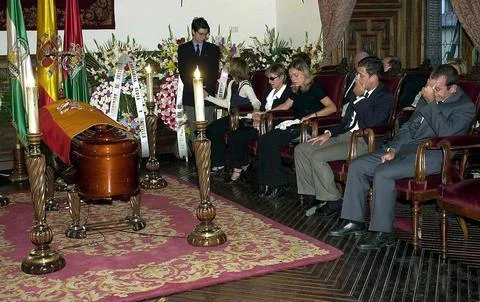 Spain - Funeral Portero / Family - Oct 2000 Stock Photos