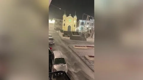 Spain: Heavy rainfall triggers red alert in Spains Malaga region Stock Footage 325081829