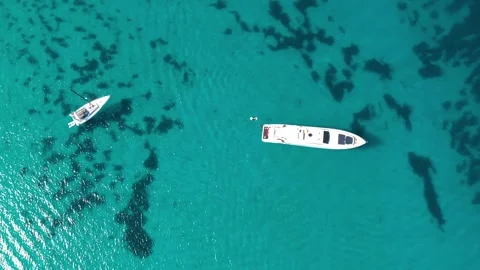 Spain Ibiza Drone  Video stock 245311110