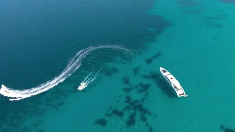 Spain Ibiza Drone  Video stock 245311217