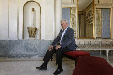 Spain Literature Vargas Llosa - Apr 2013 Stock Photos